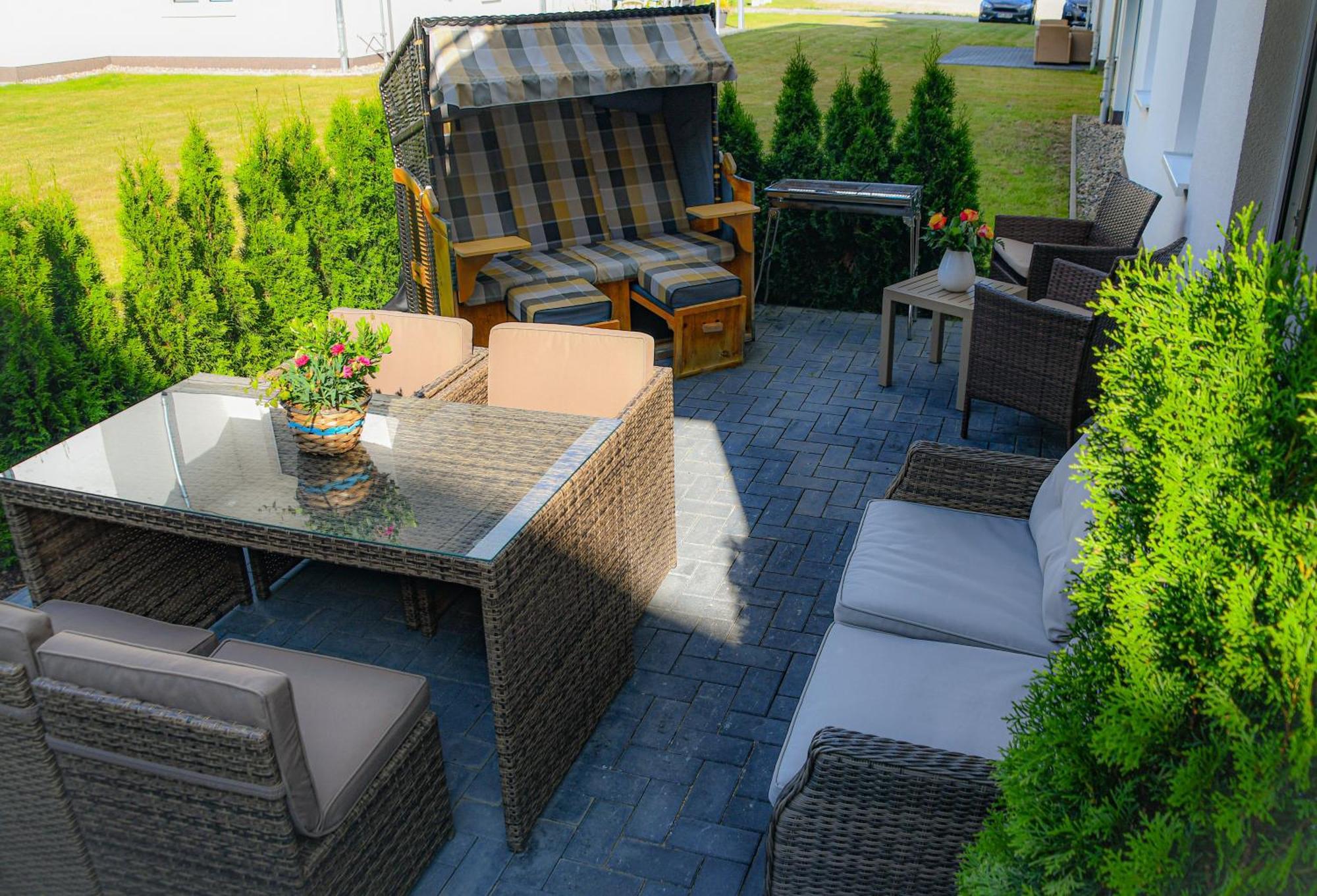 Elegantes & Modernes Neli Mit Terrasse, 100m Zum Hafen Mueritz * Robel